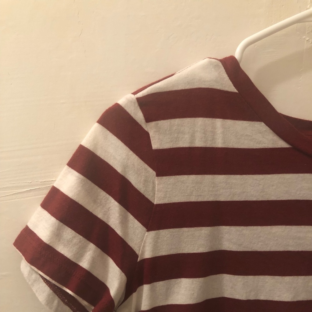 Striped forever 21 cropped shirt!
